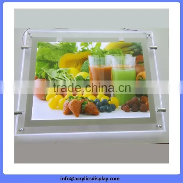 New Hot Fashion Latest Led Acrylic Light Box Round photo-2