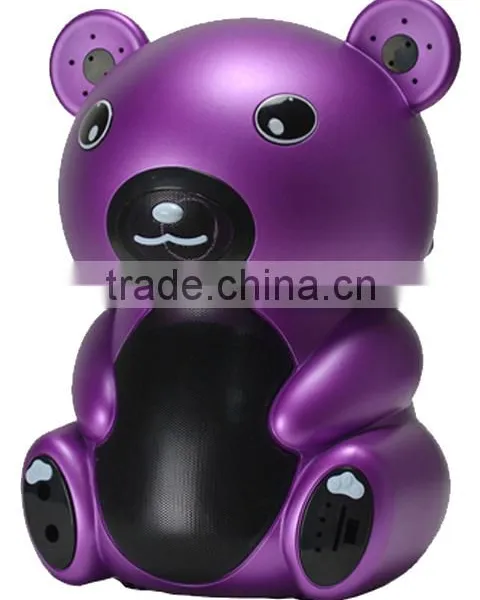 Portable Mini Bear Speaker Music Player With fm Radio photo-2