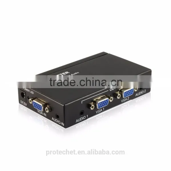 China Hotsale 1 in 2 Out Vga Splitter 1X2 VGA Splitter for Home Theater photo-2