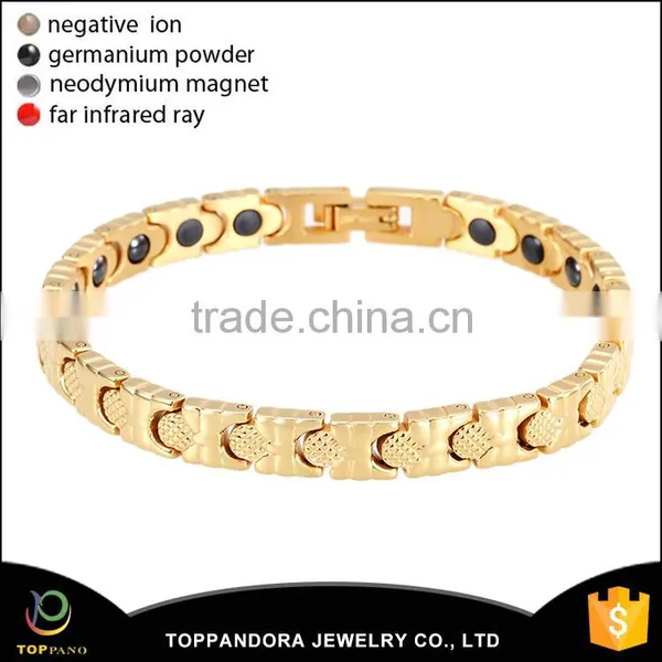 American and Europe Hot Fashion Men Health Bio Magnetic Wholesale Stainless Steel Jewelry Bracelets