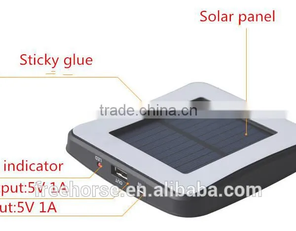 Mobile Phone Accessory Solar Battery Charger Solar Power Battery Charger With Sticky Side photo-5
