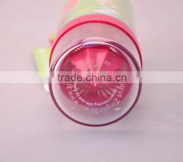 Fruit Infuser Water Bottle/ Plastic Lemon Water Bottle/ Insulated Plastic Water Bottle photo-6