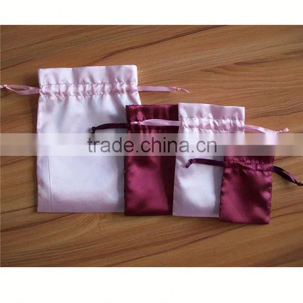 Silk Microfiber Cloth Pouch,logo Printing Microfiber Drawstring Bag