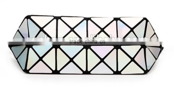2016 Newest Design Lady Small Handbags With Plastic Check photo-4