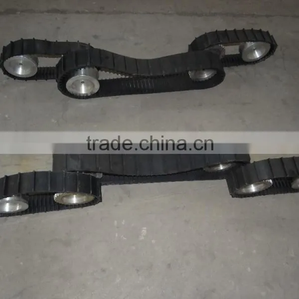 Robot Rubber Tracks,rubber Tracks for Robot,small Rubber Tracks