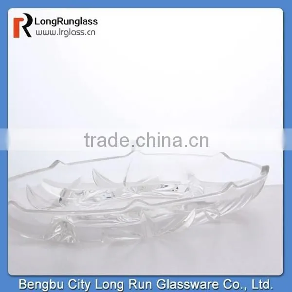 Longrun Hot New Products for 2015 1440g Customed-made Transparent Ellipse Fruit Plate Bulk Fom China photo-3