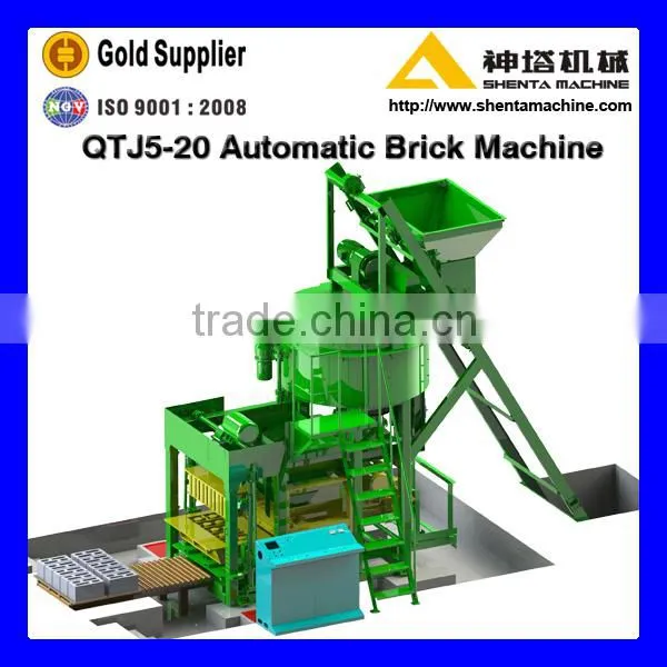 QTJ 5-20 Block Making Machine in Laos photo-3