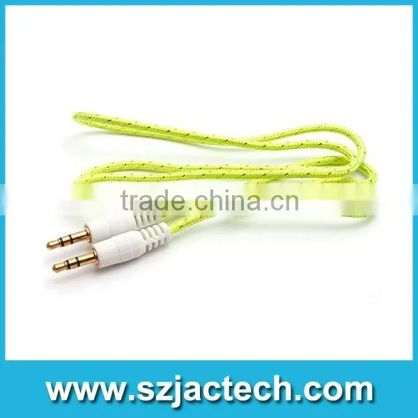 Audio Cable Car Stereo Cable 3.5mm Braided Audio Cable photo-4
