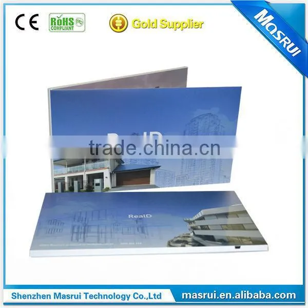 2015 New Arrival Custiomized Screen 2.4 - 10.1 Lcd Screen TV in a Card Video Brochure photo-2