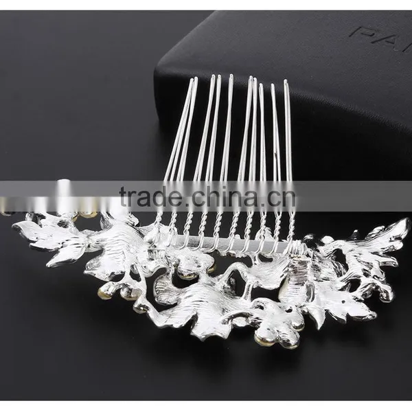 Cheap Price With High Quality Bridal Wedding Wear French Twist Hair Combs photo-4