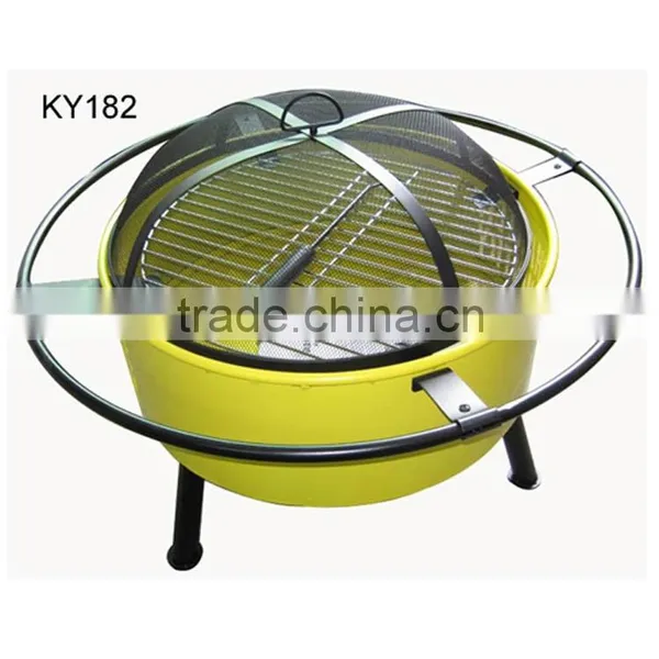 Fire Pit Glass Cover Cast Iron Fire Pit Bowl photo-4