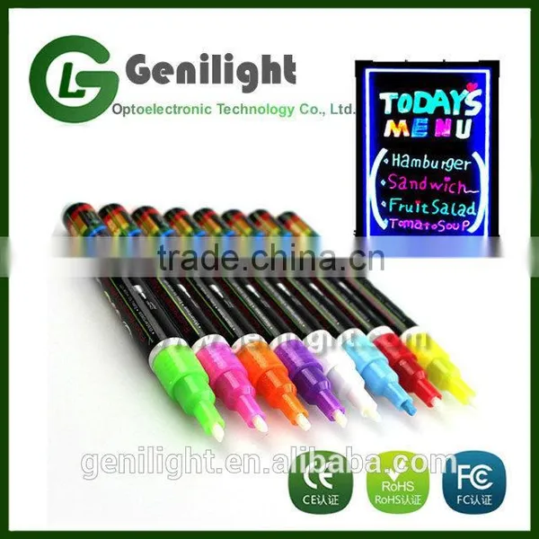 Liquid Chalk Marker Color Pens Labels Whiteboards Bistro Windows Glass 8-Pack photo-4