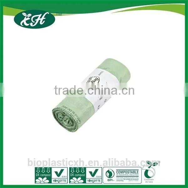 Renewable GM-free En13432 Cornstarch 100% Biodegradable Diaper Sack photo-2
