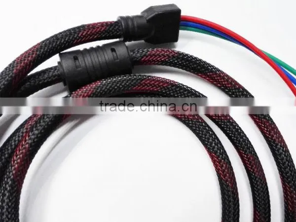 2M HDMI to 3RCA Cable With Nylon Net photo-2