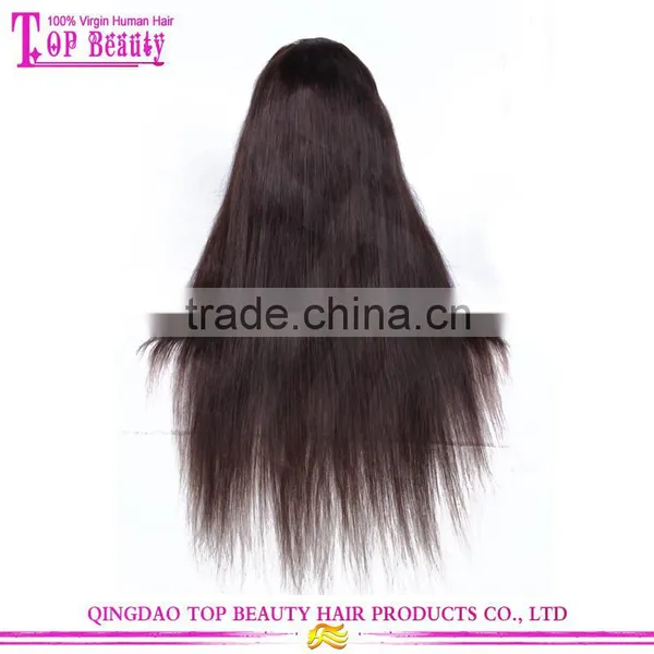 Unprocessed Brazilian Virgin Human Hair Wigs 28 Inch Straight Long Glueless Lace Front Wig photo-5