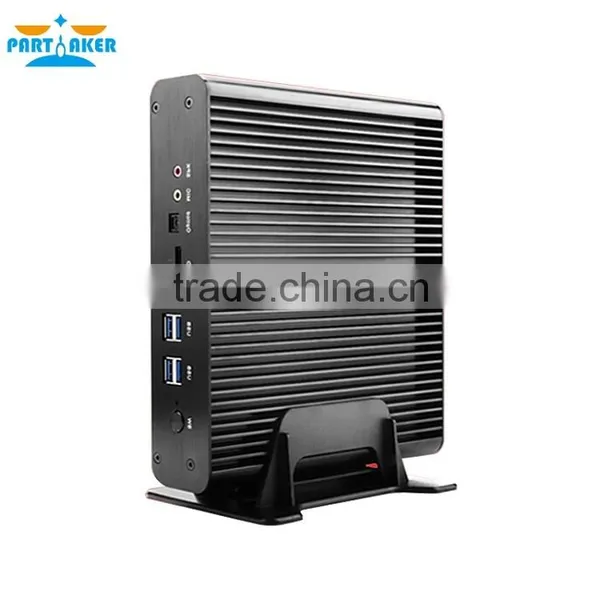 Partaker Fanless B2 Battery Powerful Business Mini PC With 4th 5th Gen Intel Core I7 4500u 5500u 4650u Processor photo-3