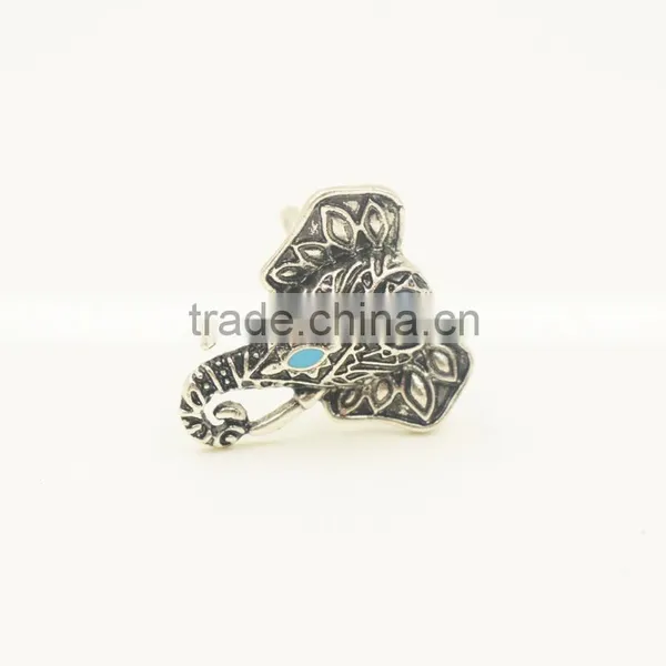 Hot Elephant Rings Engagement Wedding Ring photo-2