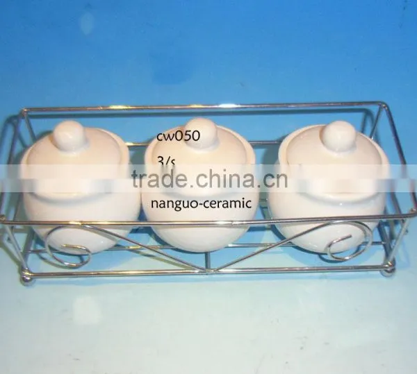 ceramic spice jar set spice rack set small canister set