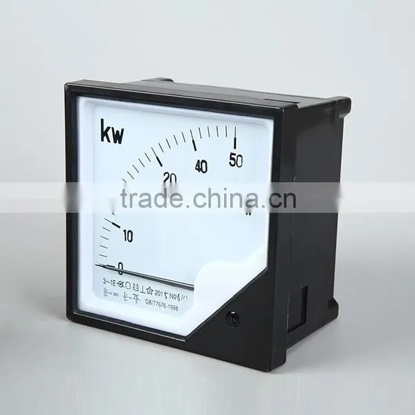 50KW Pointer Type Three-phase Active Power 120*120 Wattmeter photo-2