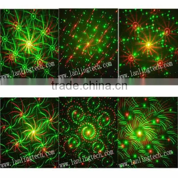 100mW RG 6Gobos Mini Twinkling Laser Light Mini Laser Lighting photo-2