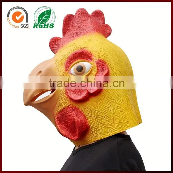 China Wholesale Halloween Costumes Animal Cock Head Mask photo-4