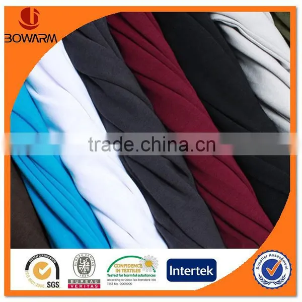 94% Siro Rayon 6% Spandex Single Jersey Plain Dyed Knitted Fabric photo-4