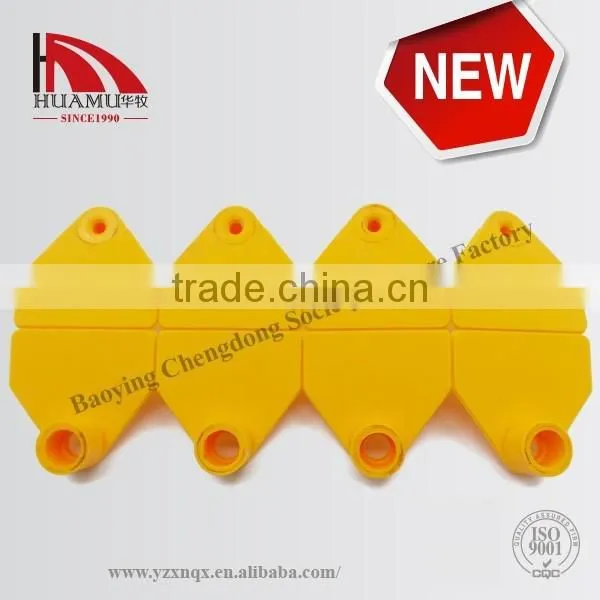 Pig Ear Tag With TPU Material in Orange 32*32 mm photo-3