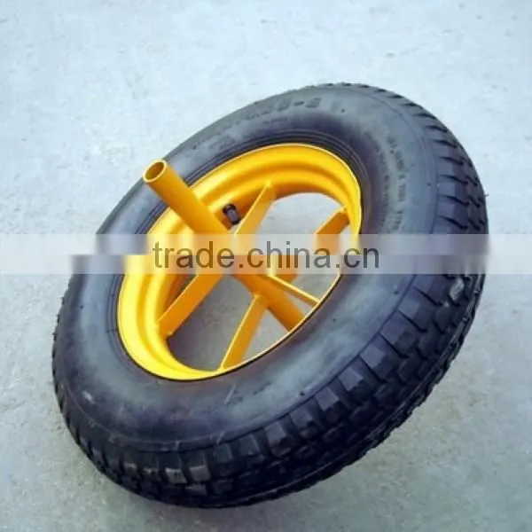 China 3.50-8 Pneumatic Rubber Wheels