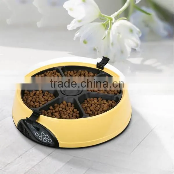 6 Meal Digital Remote Control Pet Feeder Smart Automatic Pet Feeder photo-3