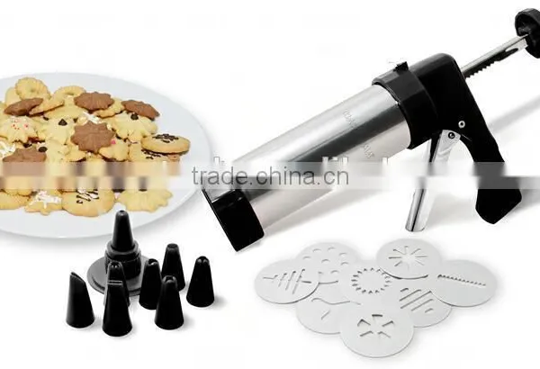 Stainless Steel Biscuit Decorating Cookie Press Maker photo-3