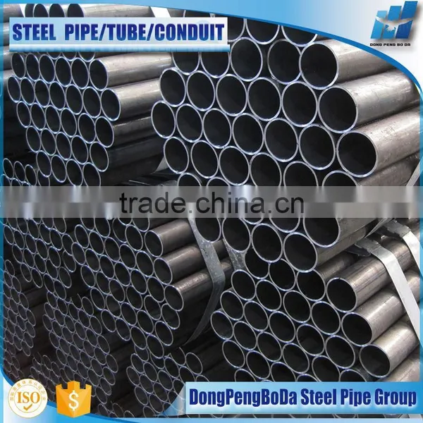 Round Black Carbon Steel Scaffolding ms Pipe photo-2