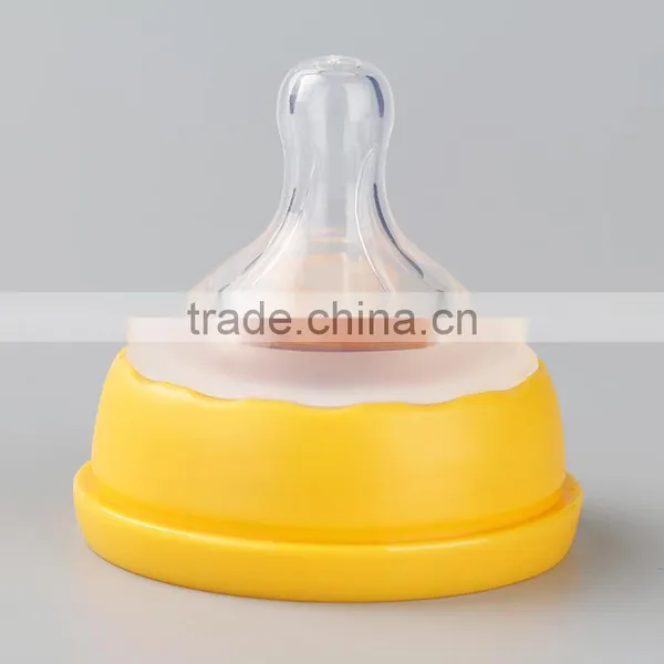 Wide Neck Borosilicate Glass Baby Feeding Bottle With Handle photo-4