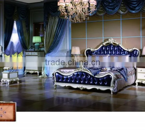 Bisini Luxury Bedroom Furniture, Luxury Solid Wood Bed Room Furniture Set photo-6