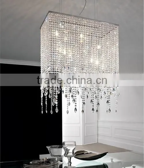 Chandeliers crystal hanging modern pendant light
