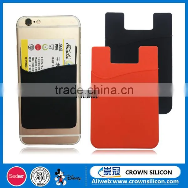 Custom 3m Adhesive Stickers Silicone Mobile Card Holders photo-3