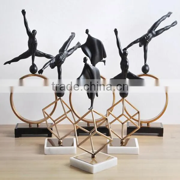 Antique Living Room Decor Basketball Player Figures photo-2