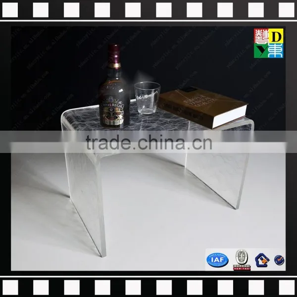 Clear Acrylic U-shaped Table Homemade Coffee Table From Shenzhen Yidong photo-2