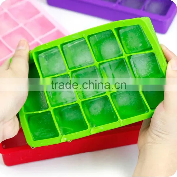 New Product 24 Checks Silicone Ice Cube Tray photo-3