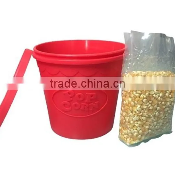 Silicone Popcorn Container DIY Silicone Microwave Popcorn Maker Bucket photo-3
