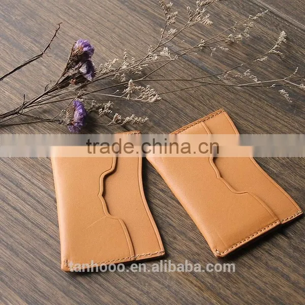 Custom Personalized Unisex PU Leather Card Holder Simple Design Card Pocket photo-4