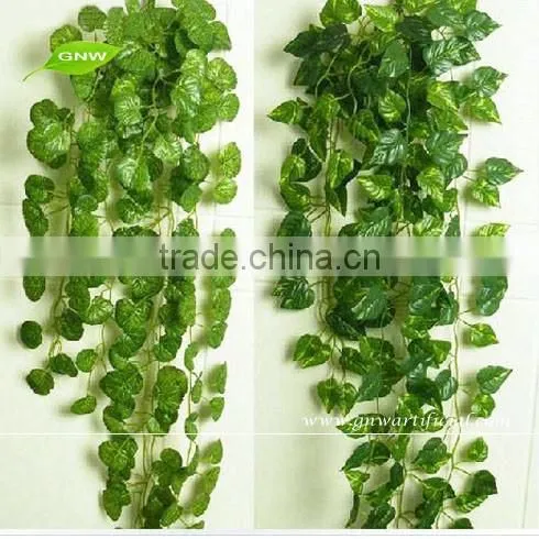 GNW FLV012 Fashion Green Artificial Ivy Vine Leaves Fake Foliage Flower Garland Plants Home Decor photo-3