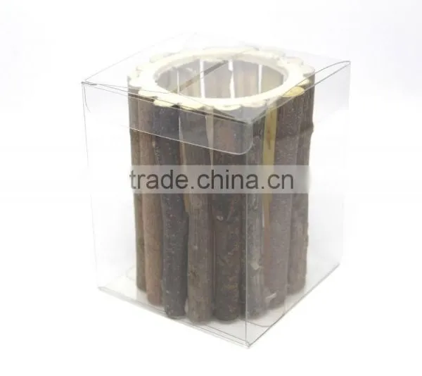 Wooden Pen Holder. Wood Branch Pen Pot, Cylinder Wood Pen Holder photo-5