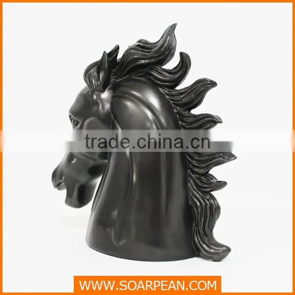 Customized Decoration Elegant Vivid Horse Head Sculpture photo-4
