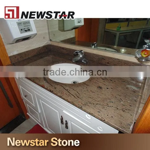 Newstar Bathroom One Piece Vanity Glass Vanity Top photo-4