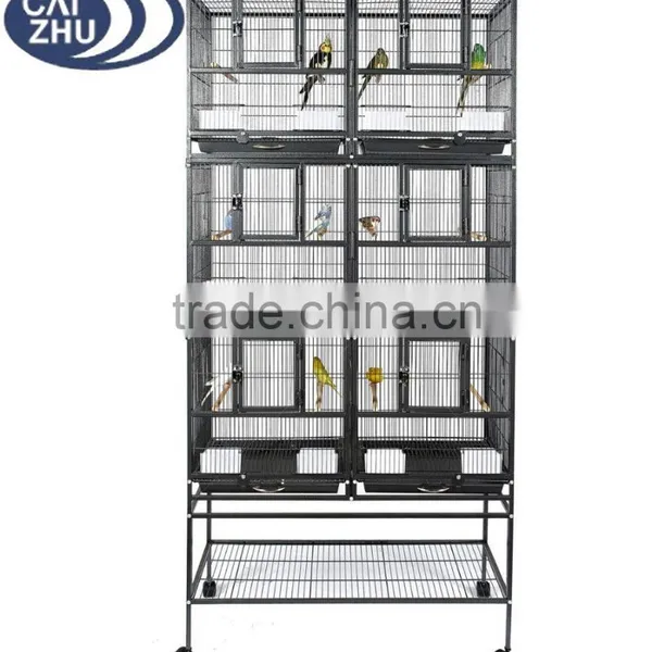 PARROT BIRD FINCH CANARY AVIARY WIRE BREEDING CAGE photo-2