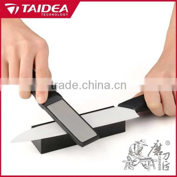 GRINDER Double Sides 600 & 1000 Grit Diamond Knife Sharpener for Ceramic Knife photo-4