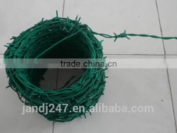 Low Price Green Color Barbed Wire for Construction photo-4