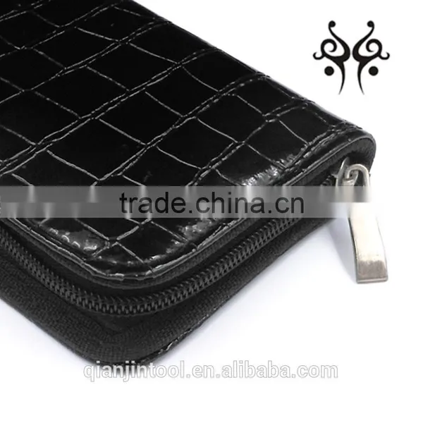 QJ-L01 High Quality Hair Salon Scissors Leather Case For Hairdresser photo-3