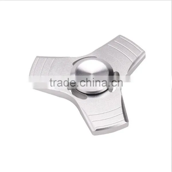 2017 Hot Aluminum Hand Spinner Tri Fidget Finger Fingertip Gyro Desk Toy EDC Kids Adult photo-3