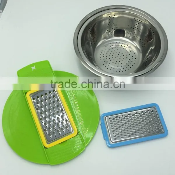 Hot Sale 5pcs Set Stainless Steel Cheese Grater With Container photo-2